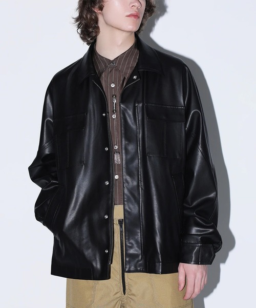 最終値下げ！toga virilis Fake leather blouson TOGA VIRILIS（トーガ ビリリース）の「TOGA VIRILIS Fake