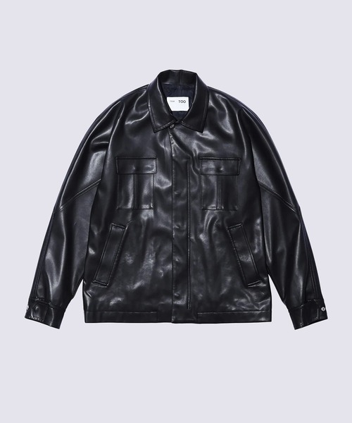 最終値下げ！toga virilis Fake leather blouson TOGA VIRILIS（トーガ ビリリース）の「TOGA VIRILIS Fake