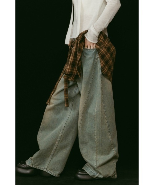 shirt wrap denim pants（デニムパンツ）｜Knuth Marf（クヌースマーフ