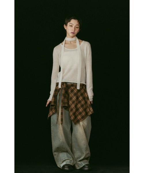 shirt wrap denim pants（デニムパンツ）｜Knuth Marf（クヌースマーフ