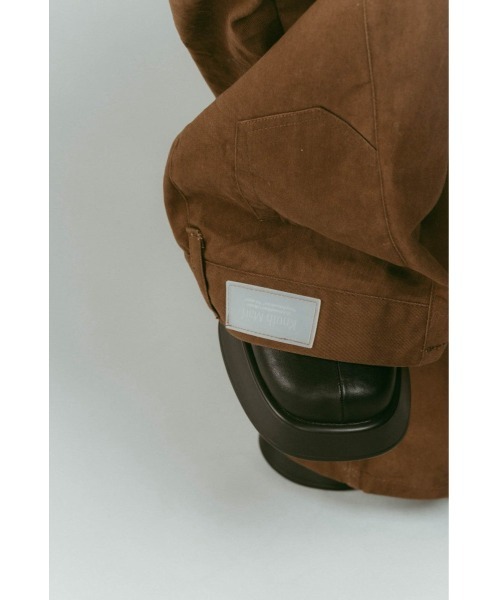 Knuth Marf（クヌースマーフ）の「shirt wrap denim pants（デニムパンツ・レディース・ブラウン/ブルー/ブラック・X-SMALL/SMALL/MEDIUM）」の8枚目の写真