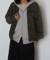 ヴィンテージライクニットジャケット