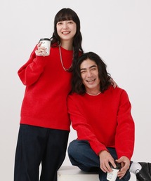 GLOBAL WORK | やわらかリッチモールニット/クルー/581133(ニット/セーター)