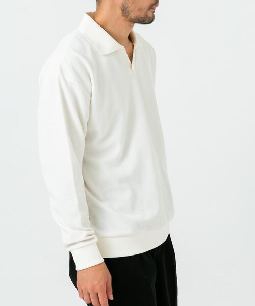 セール】ダブルフェイスサーマルスキッパーポロシャツ（ポロシャツ