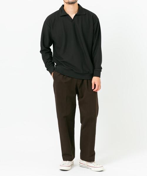 セール】ダブルフェイスサーマルスキッパーポロシャツ（ポロシャツ