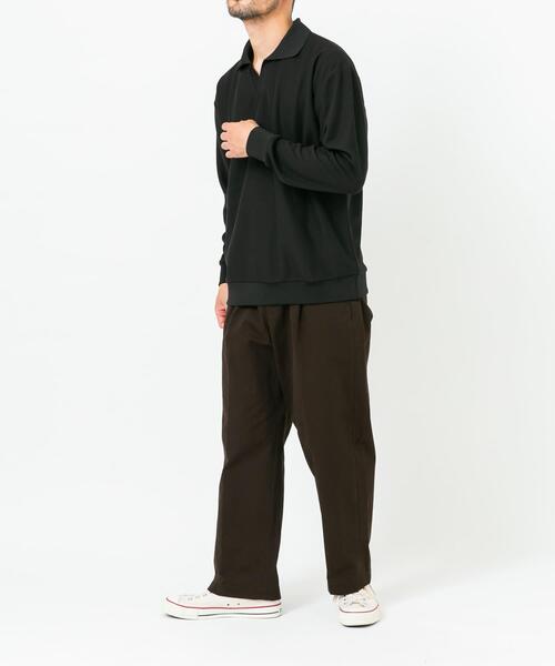 URBAN RESEARCH ROSSO MEN(アーバンリサーチロッソメン)の「ダブルフェイスサーマルスキッパーポロシャツ(ポロシャツ・メンズ・ブラック/ブラウン/アイボリー・LARGE/MEDIUM)」の17枚目の写真