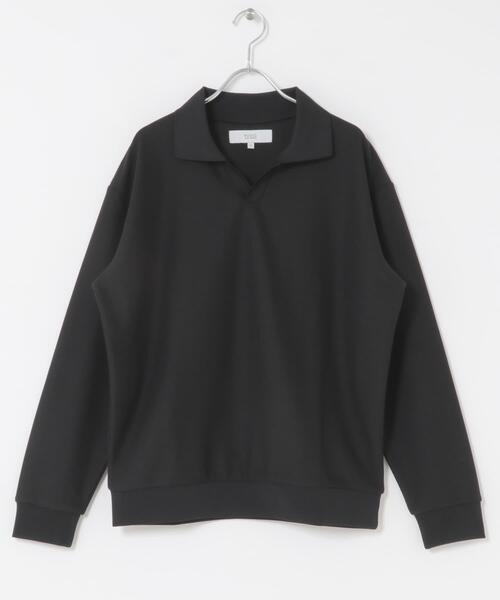 URBAN RESEARCH ROSSO MEN(アーバンリサーチロッソメン)の「ダブルフェイスサーマルスキッパーポロシャツ(ポロシャツ・メンズ・ブラック/ブラウン/アイボリー・LARGE/MEDIUM)」の16枚目の写真