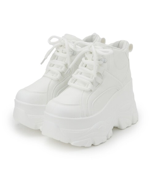 cs T&P(シーエスティーアンドピー)の「ハイカット厚底スニーカー(スニーカー・レディース・ブラック/ホワイト・S/M/L/LL)」の9枚目の写真