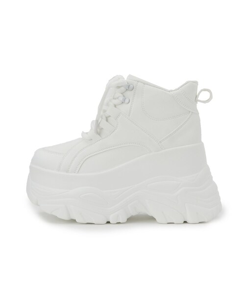 cs T&P(シーエスティーアンドピー)の「ハイカット厚底スニーカー(スニーカー・レディース・ブラック/ホワイト・S/M/L/LL)」の11枚目の写真