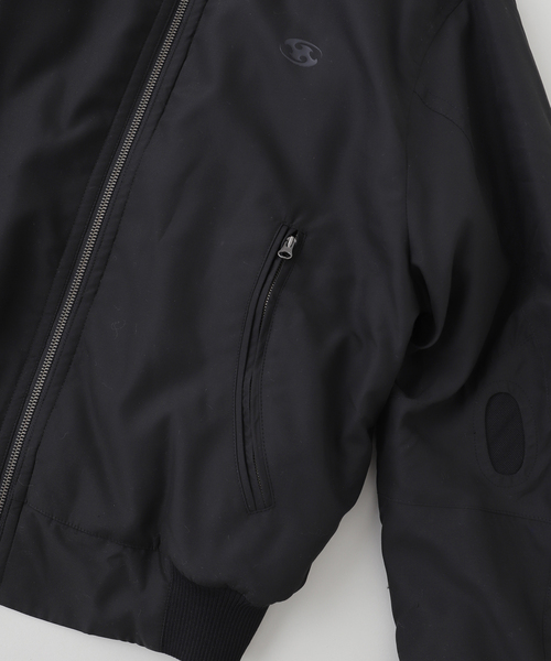 SAN SAN GEAR（サンサンギア）の「SAN SAN GEAR / サンサンギア BOMBER JACKET（ミリタリージャケット・メンズ・ブラック/カーキ・1/2）」の6枚目の写真
