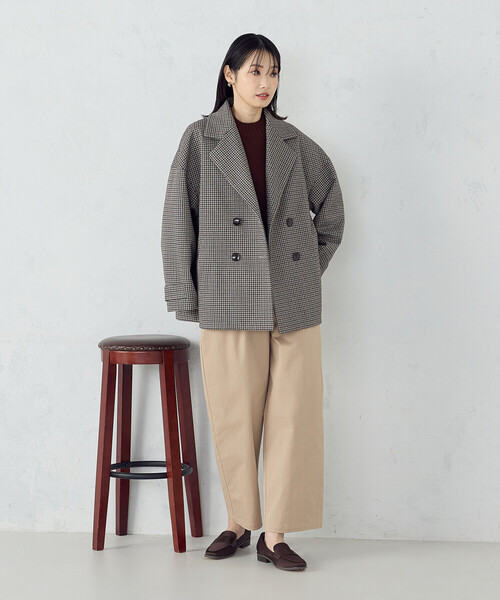 コムサイズム（COMME CA ISM）/オーバーサイズ Pコート セール】オーバーサイズ Pコート（ピーコート）｜COMME CA ISM