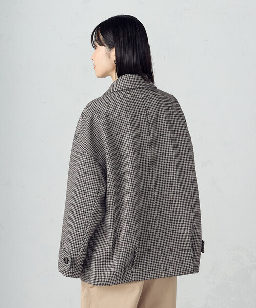 COMME CA ISM(コムサイズム)の「オーバーサイズ Pコート(ピーコート・レディース・ブラウン系/グレー系・LARGE/MEDIUM)」の16枚目の写真