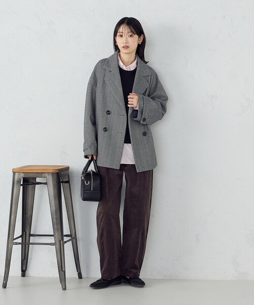 セール】オーバーサイズ Pコート（ピーコート）｜COMME CA ISM