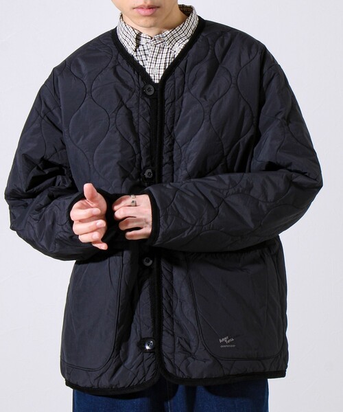 ARMY TWILL（アーミーツイル）の「【ARMY TWILL/アーミーツイル】Quilting Reversible Jacket（ブルゾン・メンズ・オリーブ/ブラック・L/M）」の2枚目の写真