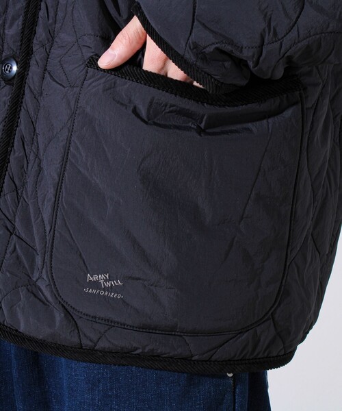 ARMY TWILL（アーミーツイル）の「【ARMY TWILL/アーミーツイル】Quilting Reversible Jacket（ブルゾン・メンズ・オリーブ/ブラック・L/M）」の8枚目の写真