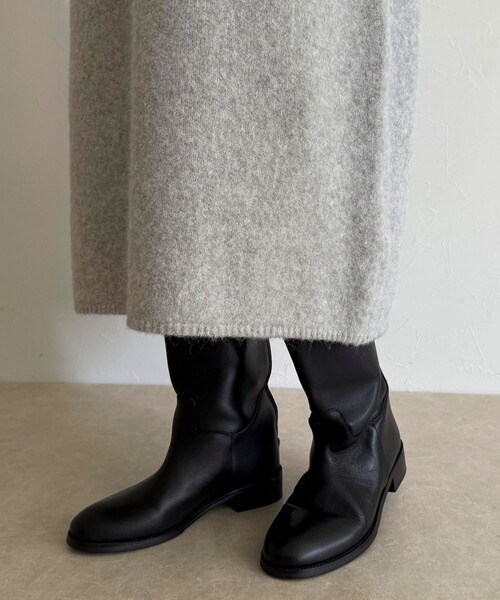 fredy emue（フレディエミュ）の「FR刺繍衿付きニットワンピース（ワンピース・レディース・オレンジ/ネイビー/グレー・38）」の21枚目の写真