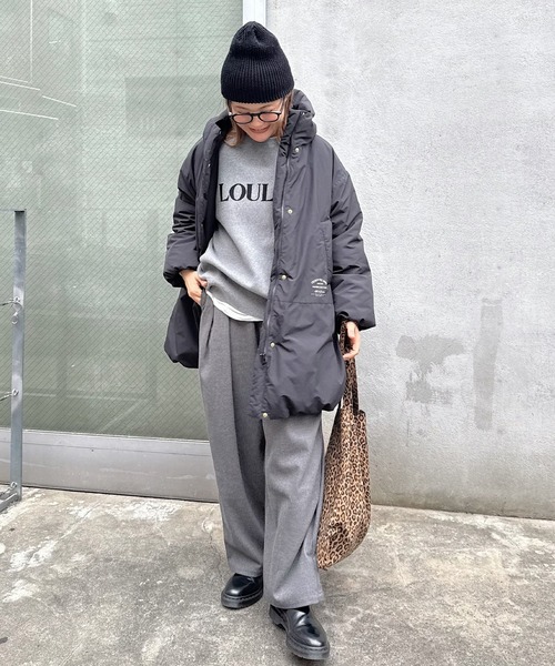 PUAL CE CIN（ピュアルセシン）の「フレンチダックダウン モンスターパーカー（ダウンジャケット/コート・レディース・ブラック/ベージュ・FREE）」の22枚目の写真