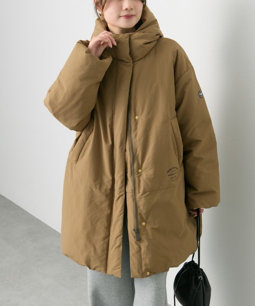 PUAL CE CIN（ピュアルセシン）の「フレンチダックダウン モンスターパーカー（ダウンジャケット/コート・レディース・ブラック/ベージュ・FREE）」の7枚目の写真