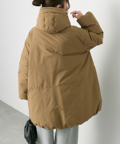 PUAL CE CIN（ピュアルセシン）の「フレンチダックダウン モンスターパーカー（ダウンジャケット/コート・レディース・ブラック/ベージュ・FREE）」の9枚目の写真