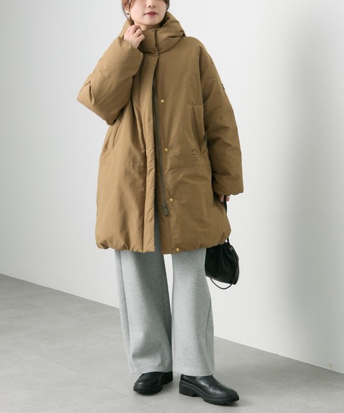 PUAL CE CIN（ピュアルセシン）の「フレンチダックダウン モンスターパーカー（ダウンジャケット/コート・レディース・ブラック/ベージュ・FREE）」の10枚目の写真