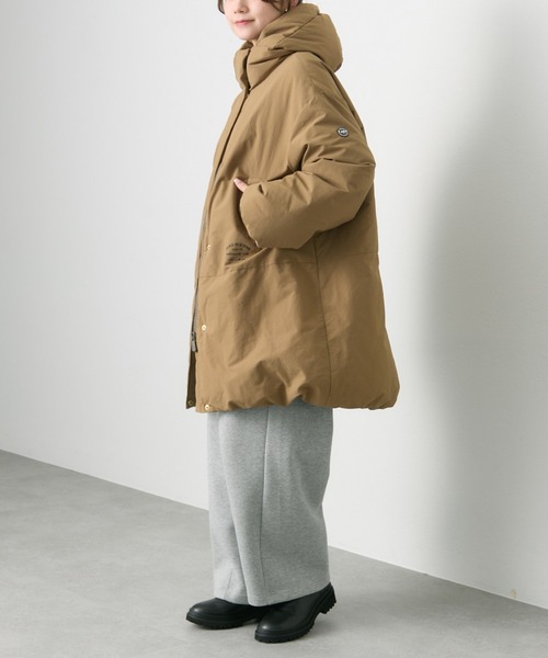 PUAL CE CIN（ピュアルセシン）の「フレンチダックダウン モンスターパーカー（ダウンジャケット/コート・レディース・ブラック/ベージュ・FREE）」の11枚目の写真