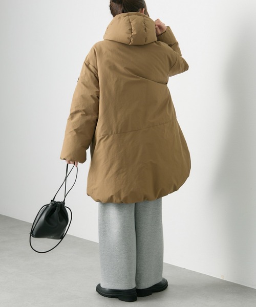 PUAL CE CIN（ピュアルセシン）の「フレンチダックダウン モンスターパーカー（ダウンジャケット/コート・レディース・ブラック/ベージュ・FREE）」の12枚目の写真