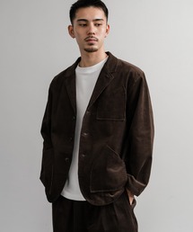 Audience（オーディエンス）の「Upscape Audience アップスケープオーディエンス 日本製 国産 14WALEコーデュロイ マンチェスター ロガージャケット AUD7344（ミリタリージャケット）」