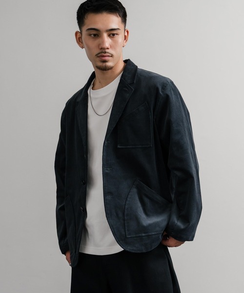 Audience(オーディエンス)の「Upscape Audience アップスケープオーディエンス 日本製 国産 14WALEコーデュロイ マンチェスター ロガージャケット AUD7344(ミリタリージャケット・メンズ・スミクロ/ダークブラウン/ライトブラウン/ブラック・L/XL/M)」の16枚目の写真