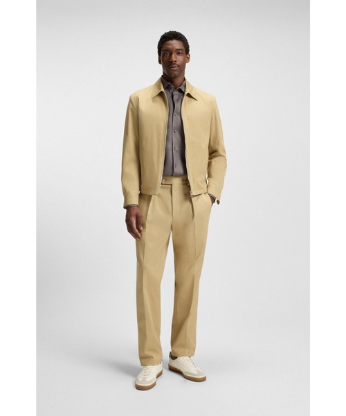 BOSS(ボス)の「BECKHAM x BOSS パンツ ストレッチコットン(その他パンツ・メンズ・ホワイト/ベージュ/ダークブルー・48/46/50/52/56/54/44)」の11枚目の写真