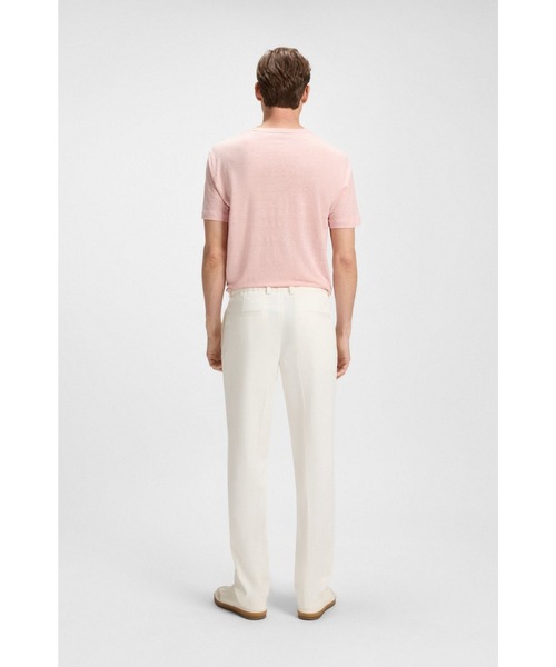 BOSS(ボス)の「BECKHAM x BOSS パンツ ストレッチコットン(その他パンツ・メンズ・ホワイト/ベージュ/ダークブルー・48/46/50/52/56/54/44)」の5枚目の写真