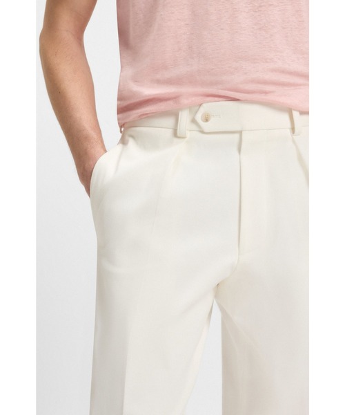 BOSS(ボス)の「BECKHAM x BOSS パンツ ストレッチコットン(その他パンツ・メンズ・ホワイト/ベージュ/ダークブルー・48/46/50/52/56/54/44)」の4枚目の写真