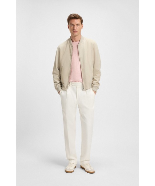 BOSS(ボス)の「BECKHAM x BOSS パンツ ストレッチコットン(その他パンツ・メンズ・ホワイト/ベージュ/ダークブルー・48/46/50/52/56/54/44)」の6枚目の写真