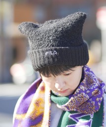 FILA（フィラ）の「【FILA/フィラ】ネコミミニットキャップ（ニットキャップ/ビーニー）」