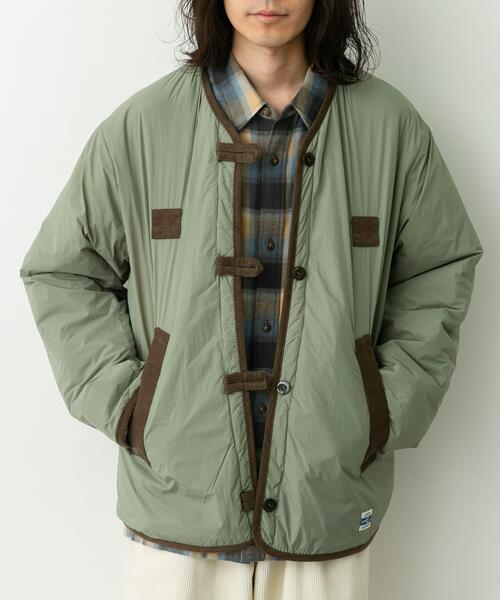 ARMY TWILL(アーミーツイル)の「ARMY TWILL QuiltingReversible Jacket(ナイロンジャケット・メンズ・カーキ/ブラック・MEDIUM/LARGE)」の5枚目の写真