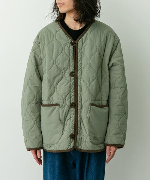 ARMY TWILL(アーミーツイル)の「ARMY TWILL QuiltingReversible Jacket(ナイロンジャケット・メンズ・カーキ/ブラック・MEDIUM/LARGE)」の8枚目の写真