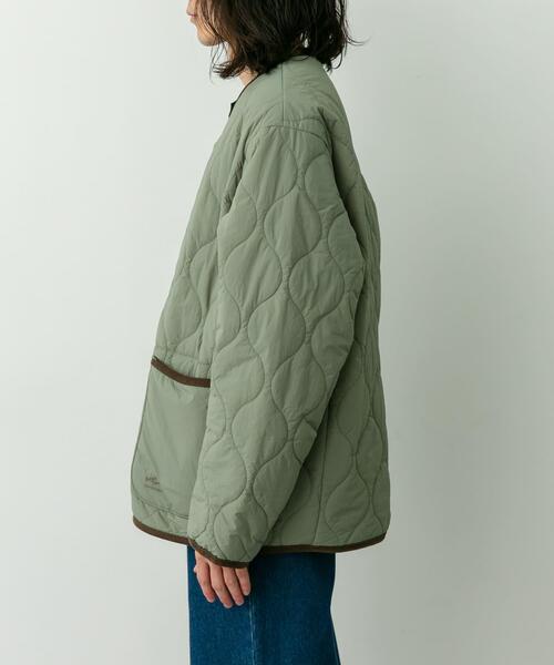 ARMY TWILL(アーミーツイル)の「ARMY TWILL QuiltingReversible Jacket(ナイロンジャケット・メンズ・カーキ/ブラック・MEDIUM/LARGE)」の9枚目の写真