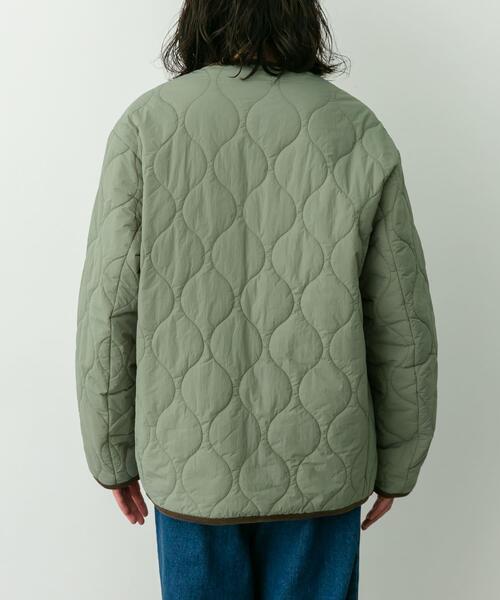 ARMY TWILL(アーミーツイル)の「ARMY TWILL QuiltingReversible Jacket(ナイロンジャケット・メンズ・カーキ/ブラック・MEDIUM/LARGE)」の10枚目の写真