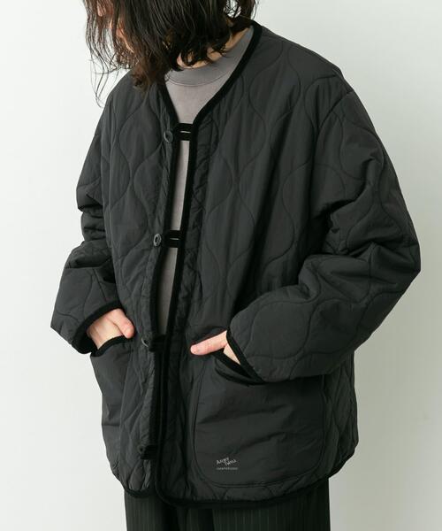 ARMY TWILL(アーミーツイル)の「ARMY TWILL QuiltingReversible Jacket(ナイロンジャケット・メンズ・カーキ/ブラック・MEDIUM/LARGE)」の15枚目の写真