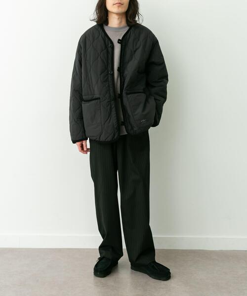 ARMY TWILL(アーミーツイル)の「ARMY TWILL QuiltingReversible Jacket(ナイロンジャケット・メンズ・カーキ/ブラック・MEDIUM/LARGE)」の17枚目の写真