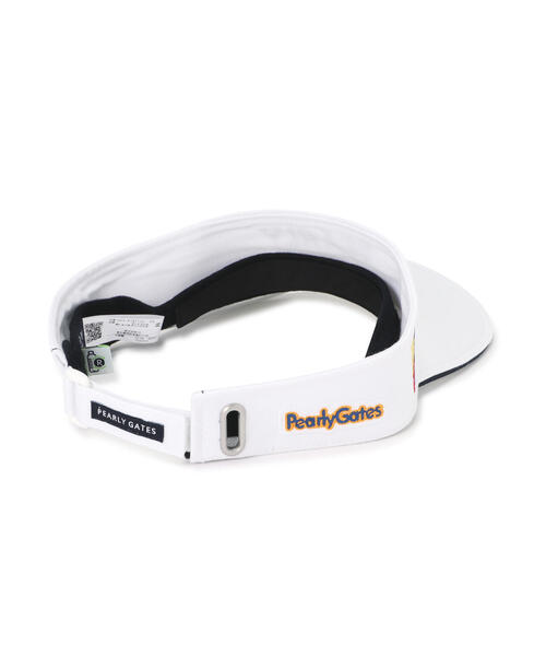 PEARLY GATES】2段ロゴリサイクルツイルBASICバイザー (UNISEX)（サン