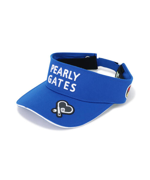 PEARLY GATES】2段ロゴリサイクルツイルBASICバイザー (UNISEX)（サン