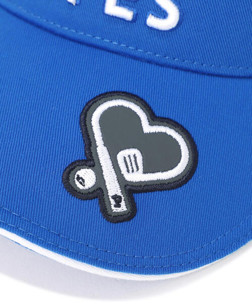 PEARLY GATES】2段ロゴリサイクルツイルBASICバイザー (UNISEX)（サン