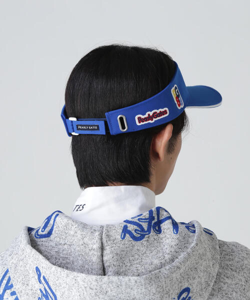 【極美品】 PEARLY GATES パーリーゲイツ ゴルフ サンバイザー 2点 PEARLY GATES パーリーゲイツ サンバイザー レッド系 ランク：B 【中古