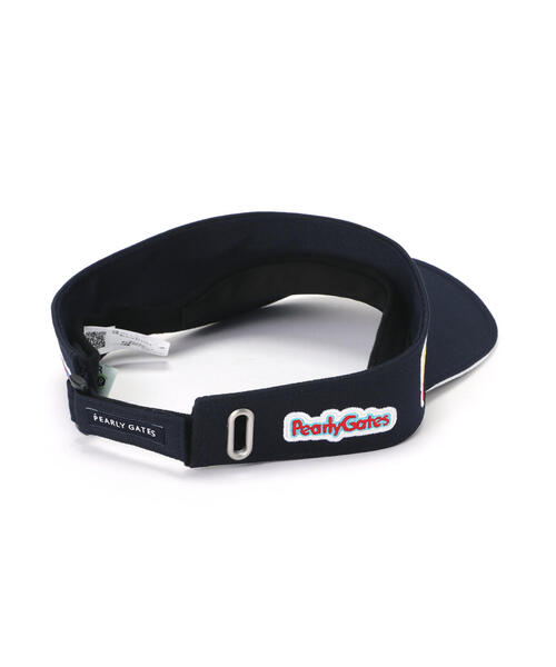 PEARLY GATES】2段ロゴリサイクルツイルBASICバイザー (UNISEX)（サン