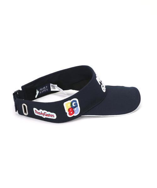 PEARLY GATES】2段ロゴリサイクルツイルBASICバイザー (UNISEX)（サン