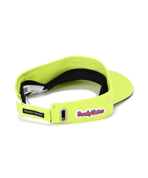 PEARLY GATES】2段ロゴリサイクルツイルBASICバイザー (UNISEX)（サン