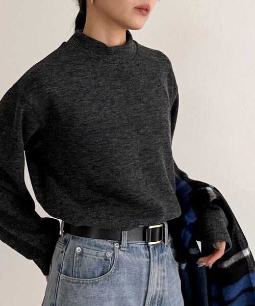 てぃゆ様　トップス　グレー index（インデックス） tシャツ 「7色展開/XS-LLサイズ」ボートネック