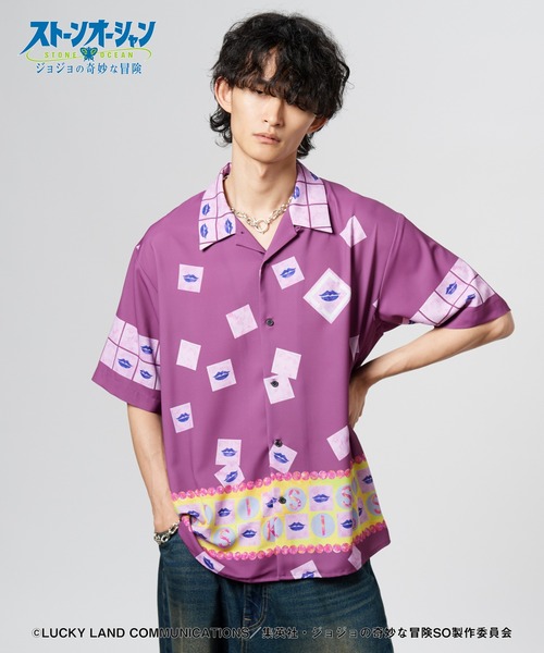 glamb(グラム)の「E・Costello’s Stand Shirt(シャツ/ブラウス・メンズ・パープル/ブラック・XL/S/M/L)」の13枚目の写真