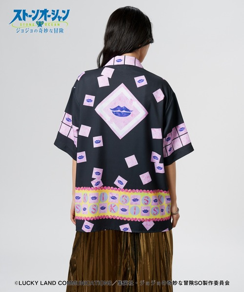 glamb(グラム)の「E・Costello’s Stand Shirt(シャツ/ブラウス・メンズ・パープル/ブラック・XL/S/M/L)」の14枚目の写真