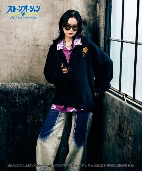 glamb(グラム)の「E・Costello’s Stand Shirt(シャツ/ブラウス・メンズ・パープル/ブラック・XL/S/M/L)」の18枚目の写真